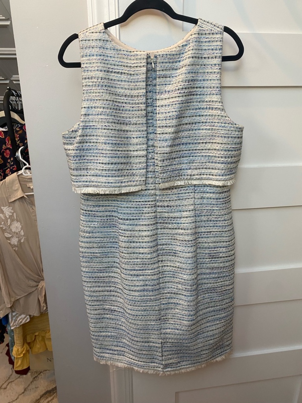 Tweed business casual mini dress by Ann Taylor - Picture 4 of 7